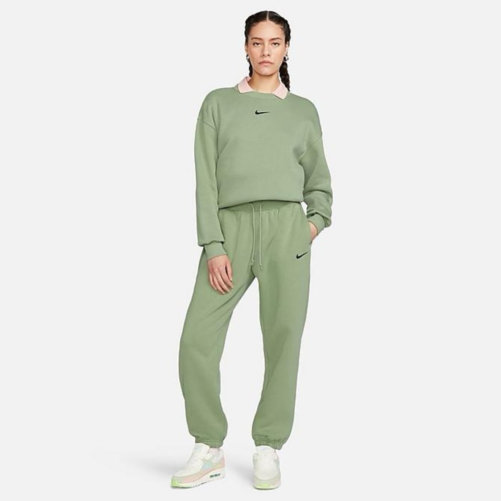 Nike Women's Sportswear Phoenix Fleece Oversized Sweatpants XL Oil Green